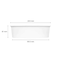 Karat Food Bucket, 48 oz, 7.99in. Dia x 2.4in.h, White, Paper, 270PK FP-PSB48 - alternate 3